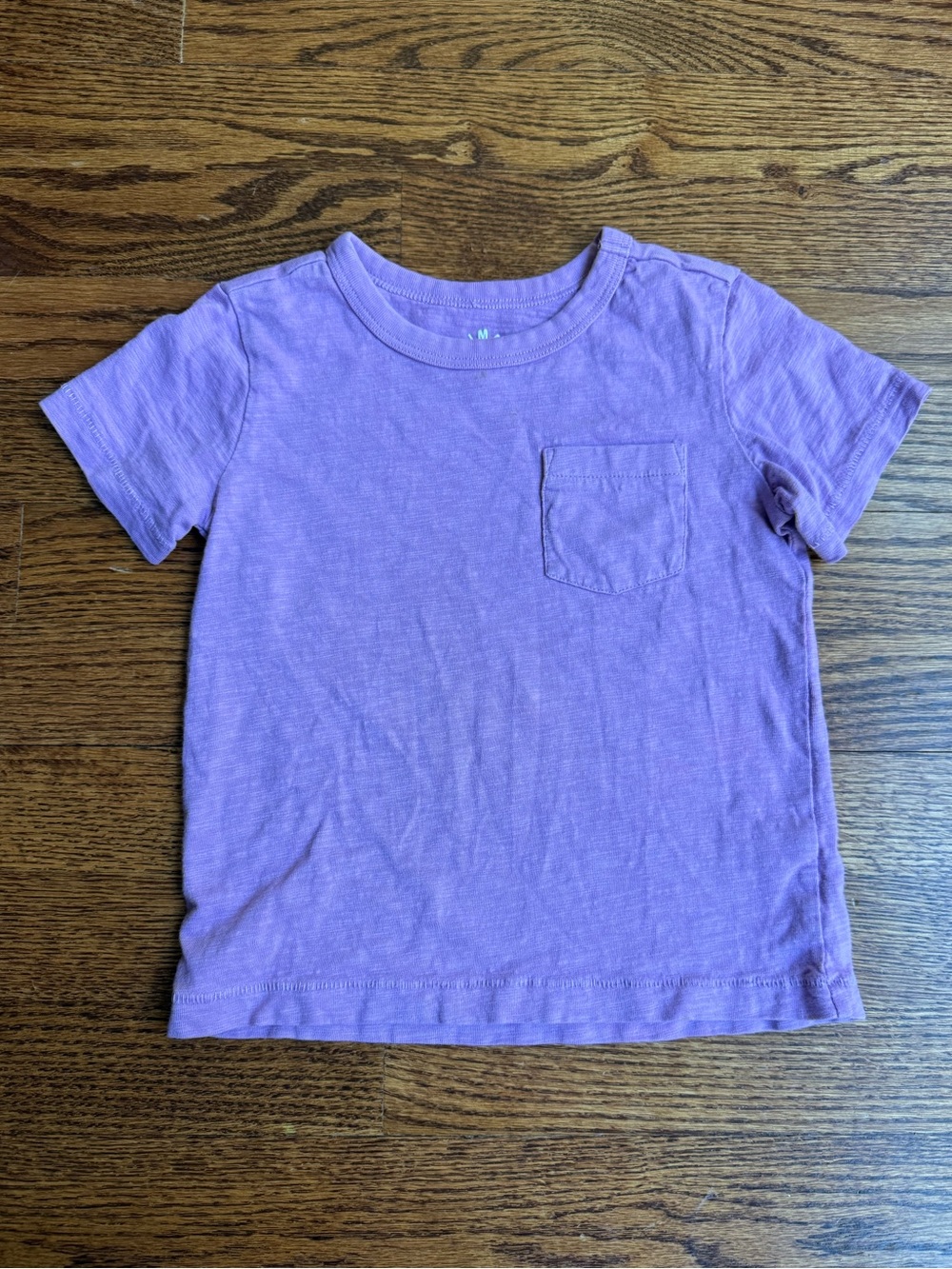 Primary Purple Pocket Tee Sz 3